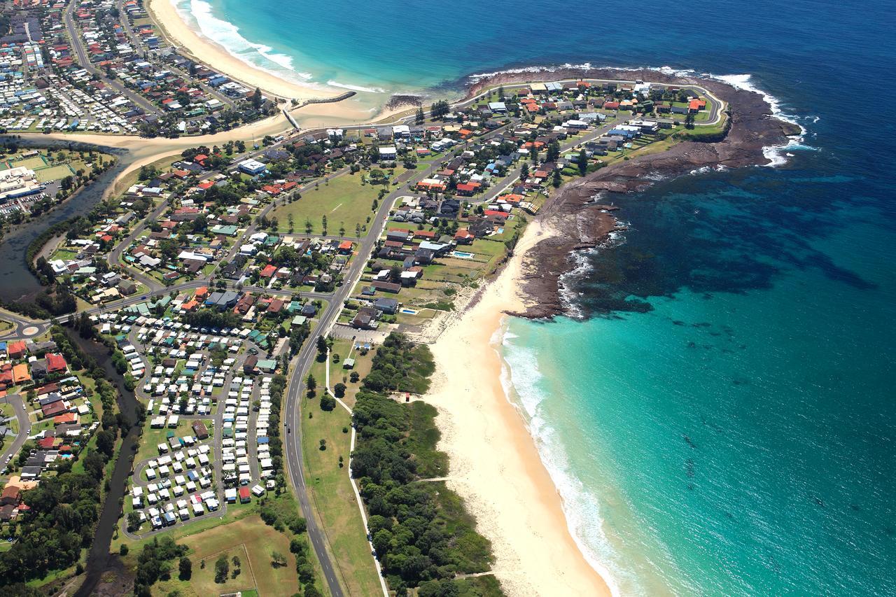 Surfrider Caravan Park Hotel Shellharbour Luaran gambar